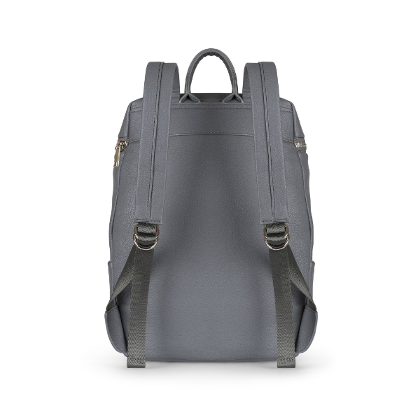 The SARA - Women's Black Vegan Leather Backpack