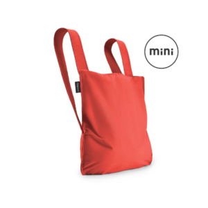 Notabag Mini Reusable Shopping Tote Backpack Red