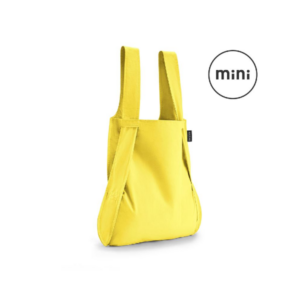 Notabag Mini Reusable Shopping Tote Backpack Yellow