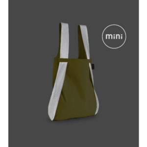 Notabag Mini Reflective Reusable Shopping Tote Backpack Yellow